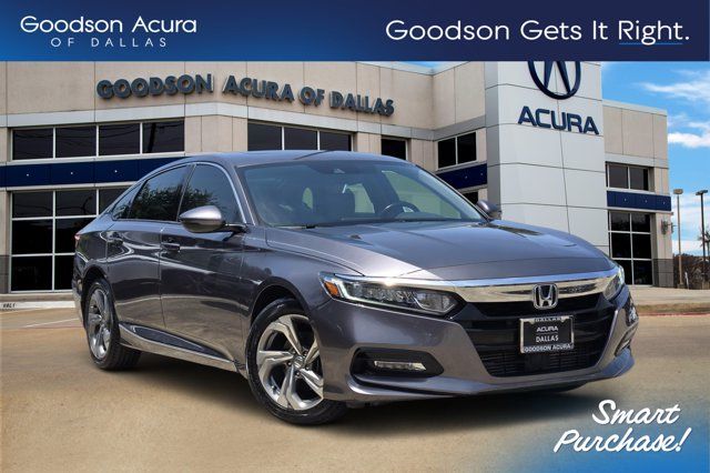 Gray 2019 Honda Accord Sedan Front-Wheel Drive Continuously Variable Transmission
