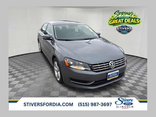 Gray 2013 Volkswagen Passat TDI SE Sedan Front-Wheel Drive 6-Speed Automatic