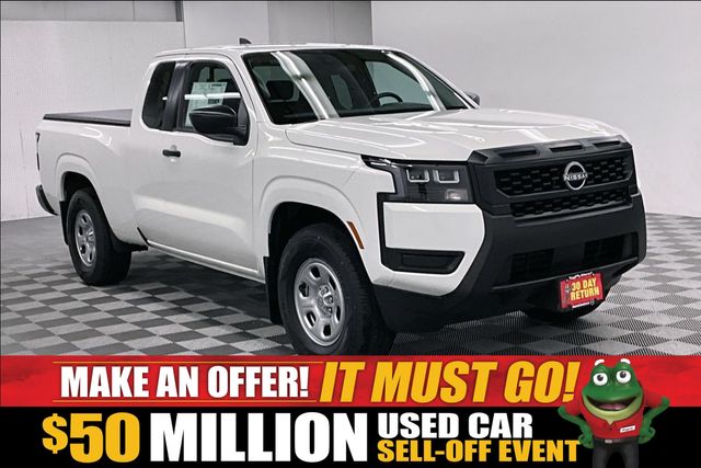 Glacier White 2026 Nissan Frontier Pickup Truck 4X2 9-Speed Automatic Overdrive