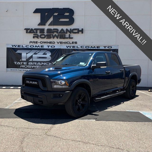 Patriot Blue Pearl 2024 RAM 1500 Pickup Truck Four-Wheel Drive 8-Speed Automatic
