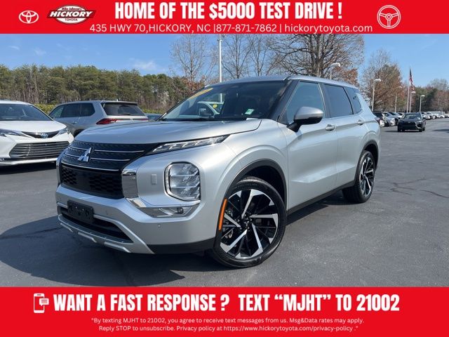 Graphite Gray 2024 Mitsubishi Outlander SE Black Edition S-AWC SUV / Crossover All-Wheel Drive Continuously Variable Transmission