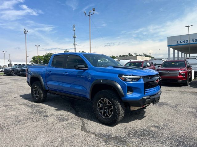 Reef Blue Metallic 2025 Chevrolet Colorado ZR2 Crew Cab 4WD Pickup Truck Four-Wheel Drive 8-Speed Automatic