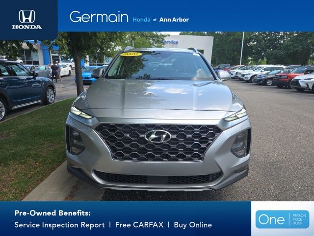 Used 2020 Shimmering Silver Pearl Hyundai SEL image 12