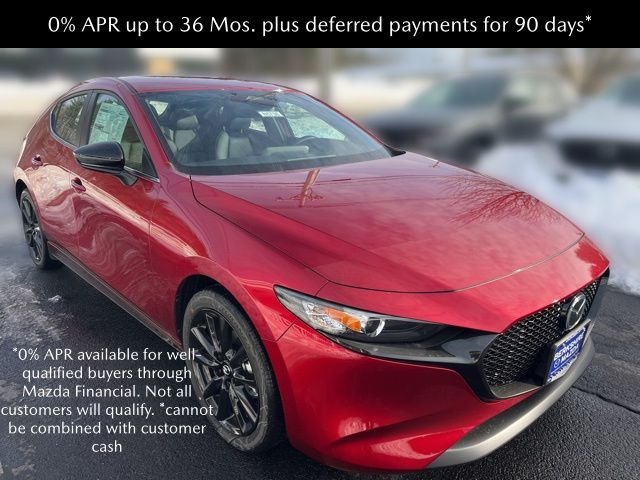 Soul Red Crystal Metallic 2026 Mazda MAZDA3 Hatchback Front-Wheel Drive 6-Speed Automatic