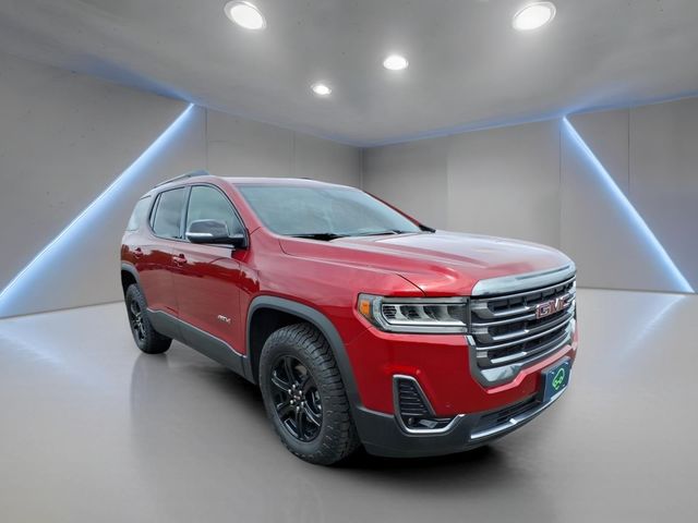 Volcanic Red Tintcoat 2023 GMC Acadia SUV / Crossover Four-Wheel Drive 9-Speed Automatic
