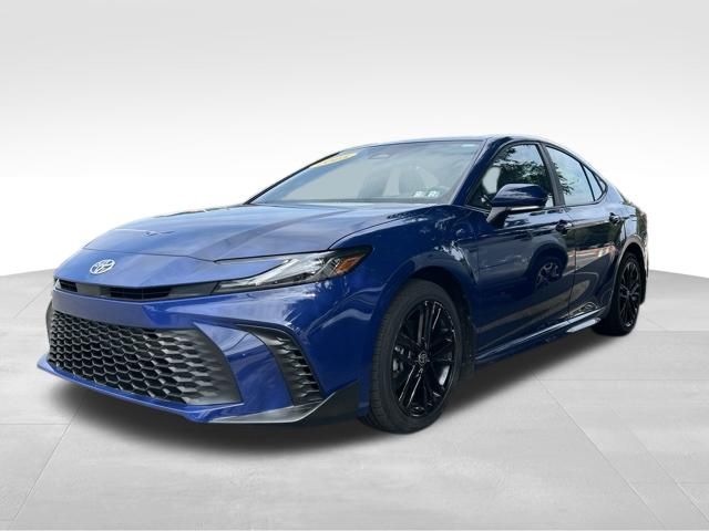 Blue 2025 Toyota Camry Sedan All-Wheel Drive Continuously Variable Transmission