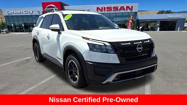 Glacier White 2024 Nissan Pathfinder SUV / Crossover All-Wheel Drive 9-Speed Automatic