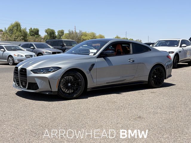 Skyscraper Gray Metallic 2024 BMW M4 Coupe Rear-Wheel Drive 8-Speed Automatic