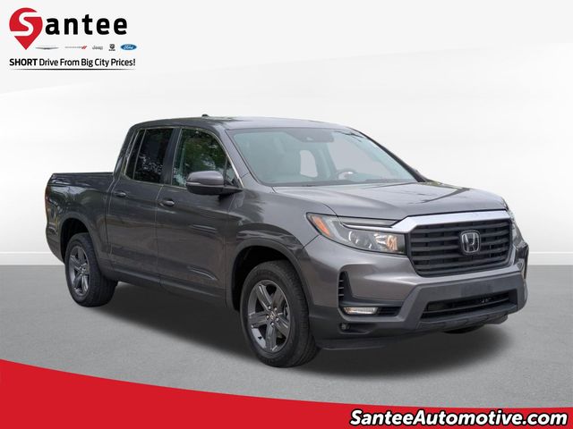 Sonic Gray Pearl 2023 Honda Ridgeline RTL AWD Pickup Truck All-Wheel Drive 9-Speed Automatic