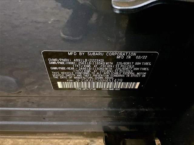 2022 Subaru Forester Premium Blue at Subaru and VW of Moon Township
