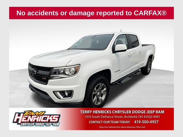 Summit White 2018 Chevrolet Colorado Pickup Truck Four-Wheel Drive 8-Speed Automatic