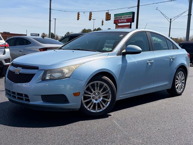 Carlisle Blue Metallic 2012 Chevrolet Cruze Eco Sedan FWD Sedan Front-Wheel Drive 6-Speed Automatic Overdrive
