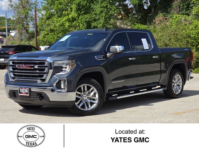 Gray (Dark Sky Metallic) 2020 GMC Sierra 1500 SLT Crew Cab 4WD Pickup Truck Four-Wheel Drive Automatic