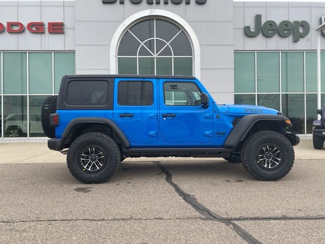 2026 Jeep Wrangler Willys - Hydro Blue Pearl Coat exterior view 5