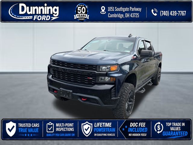 Northsky Blue Metallic 2020 Chevrolet Silverado 1500 Pickup Truck Four-Wheel Drive 6-Speed Automatic Overdrive