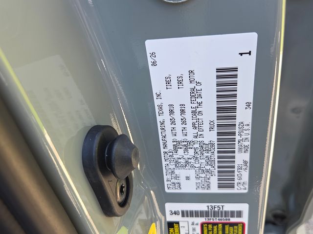 New 2026 Toyota Tundra Truck