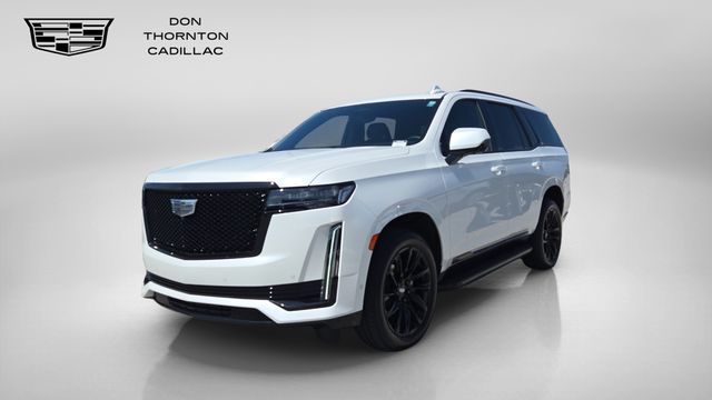 Crystal White Tricoat 2023 Cadillac Escalade SUV / Crossover Four-Wheel Drive Automatic