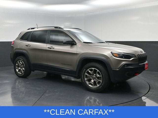 2020 Jeep Cherokee Trailhawk Beige at DeMontrond Automotive Group