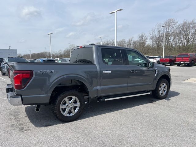 Gray 2025 Ford F-150 XLT SuperCrew 4WD Pickup Truck Four-Wheel Drive Automatic