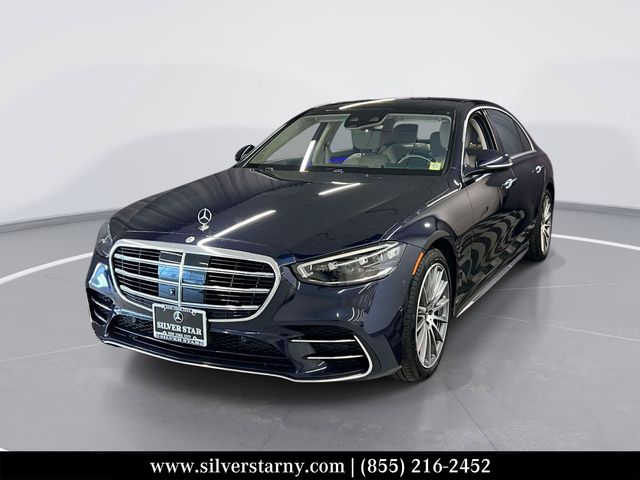 Nautical Blue Metallic 2022 Mercedes-Benz S-Class Sedan All-Wheel Drive 9-Speed Automatic