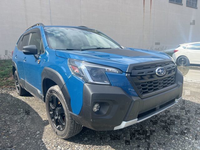 Geyser Blue 2022 Subaru Forester Wilderness Crossover AWD SUV / Crossover All-Wheel Drive Continuously Variable Transmission