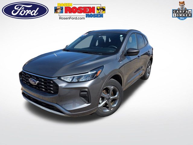 Carbonized Gray Metallic 2024 Ford Escape ST-Line AWD SUV / Crossover All-Wheel Drive 8-Speed Automatic