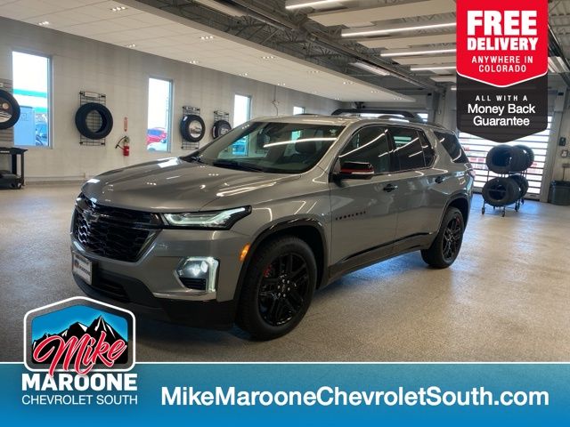 Sterling Gray Metallic 2023 Chevrolet Traverse Premier AWD SUV / Crossover Four-Wheel Drive 9-Speed Automatic