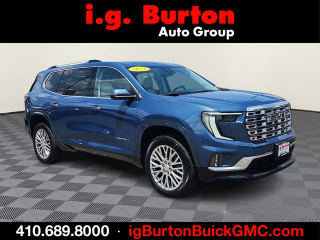 Downpour Metallic 2024 GMC Acadia SUV / Crossover Front-Wheel Drive 8-Speed Automatic