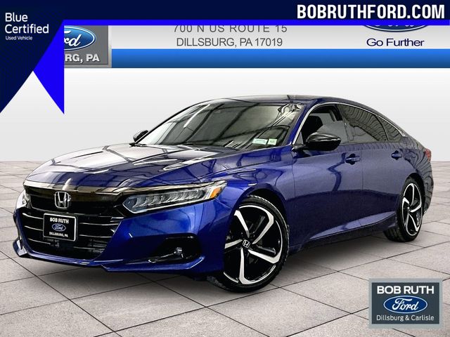 2021 Honda Accord Sport Special Edition Blue at Honda North