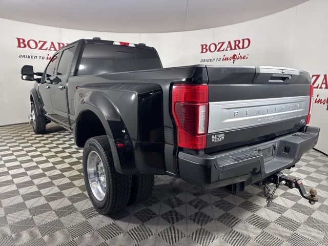 2021 Agate Black Metallic Ford F-450SD Platinum 4X4 Truck