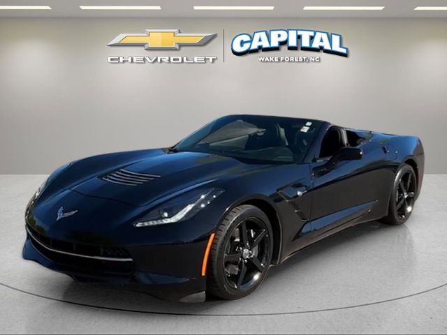 Black 2014 Chevrolet Corvette Stingray 1LT Convertible RWD Convertible Rear-Wheel Drive 6-Speed Automatic