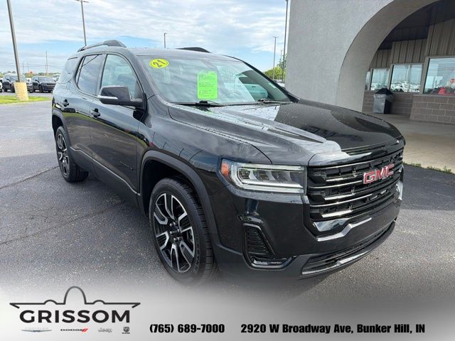 Black (Ebony Twilight Metallic) 2021 GMC Acadia SUV / Crossover Front-Wheel Drive 9-Speed Automatic
