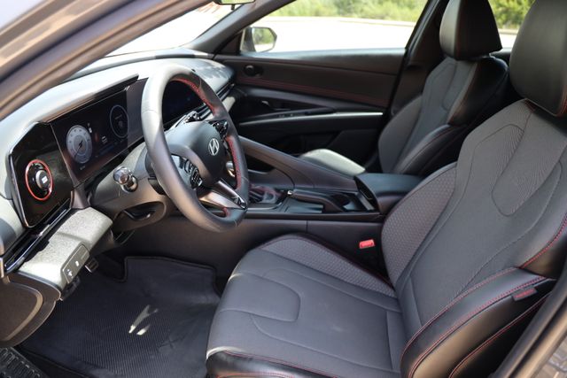 2024 Hyundai Elantra N Line Gray at Bayshore Chrysler Jeep Dodge Ram