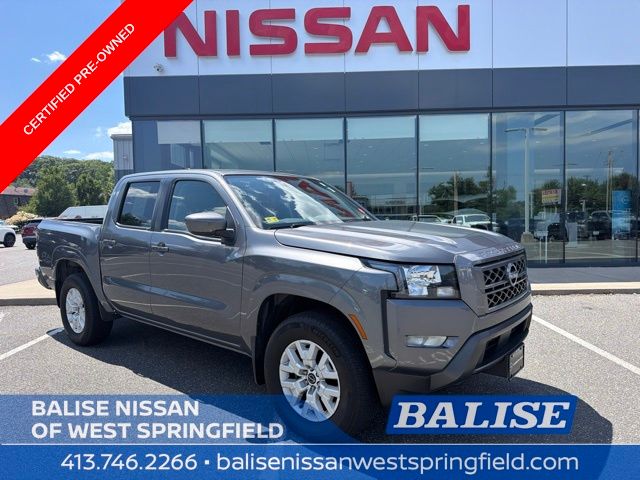 Gray (Gun Metallic) 2023 Nissan Frontier Pickup Truck Four-Wheel Drive 9-Speed Automatic