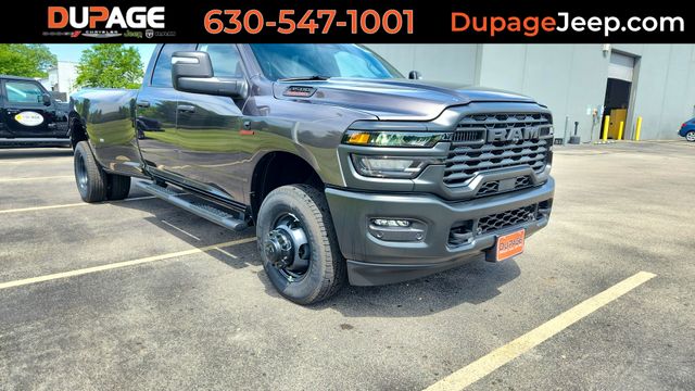 Gray (Granite Crystal Metallic Clearcoat) 2026 RAM 3500 Tradesman Crew Cab LB DRW 4WD Pickup Truck Four-Wheel Drive 8-Speed Automatic