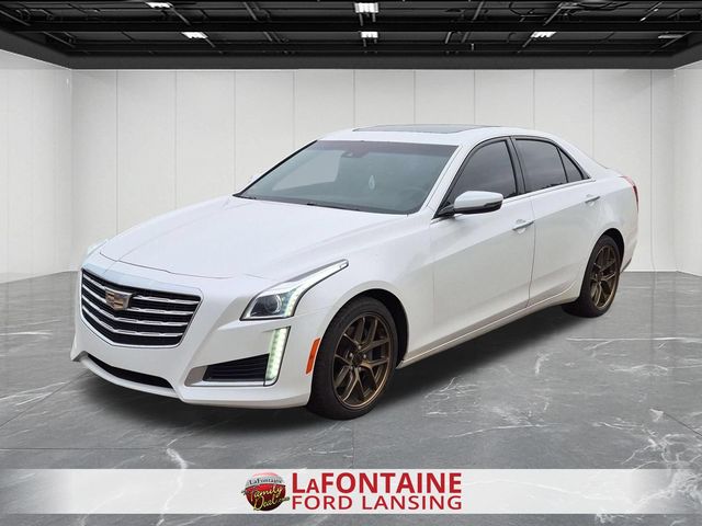 Crystal White 2017 Cadillac CTS Sedan All-Wheel Drive 8-Speed Automatic
