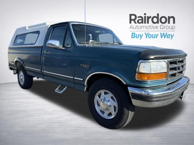 Green 1995 Ford F-250 Pickup Truck Rear-Wheel Drive Automatic