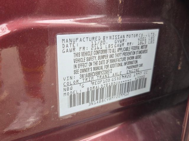 Used 2021 Nissan Sentra Sedan