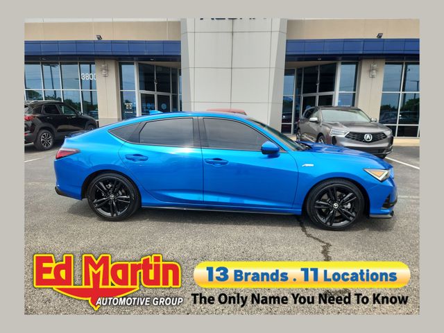 Blue 2026 Acura Integra Sedan Front-Wheel Drive Continuously Variable Transmission
