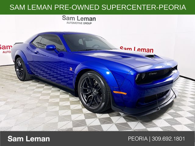Indigo Blue 2021 Dodge Challenger R/T Scat Pack Widebody RWD Coupe Rear-Wheel Drive 8-Speed Automatic
