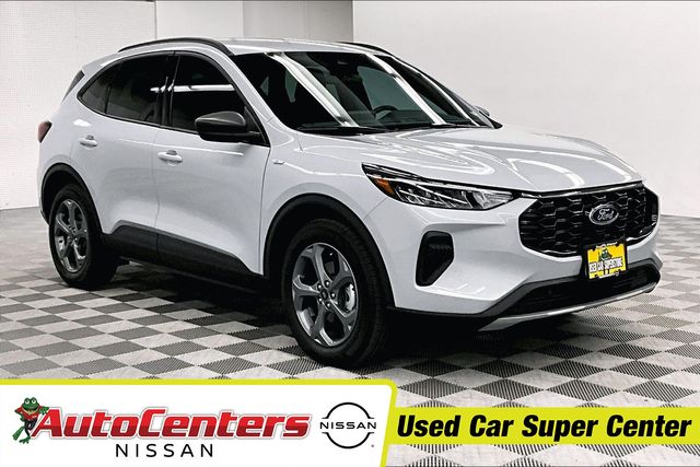 Space Silver Metallic 2025 Ford Escape Hybrid ST-Line FWD SUV / Crossover Front-Wheel Drive Continuously Variable Transmission