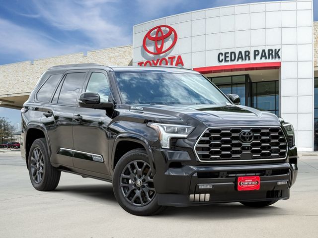 Midnight Black Metallic 2025 Toyota Sequoia SUV / Crossover Four-Wheel Drive Automatic