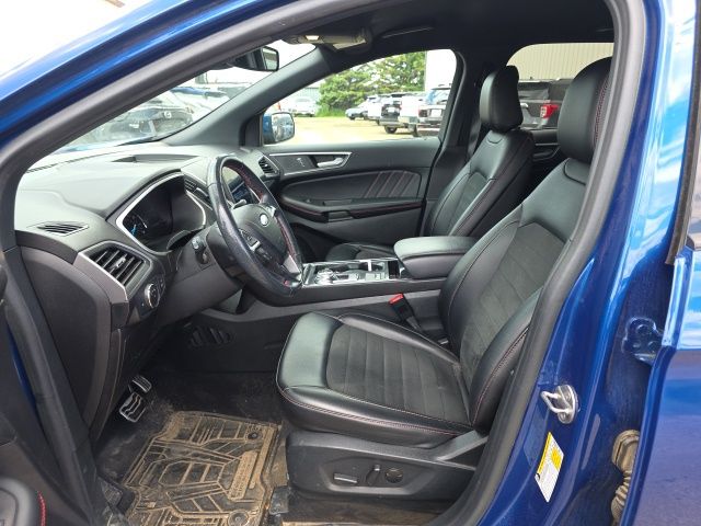 2021 Blue Metallic Ford Edge ST Line AWD SUV