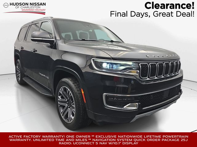 Diamond Black Crystal Pearlcoat 2024 Jeep Wagoneer Series II RWD SUV / Crossover 4X2 8-Speed Automatic