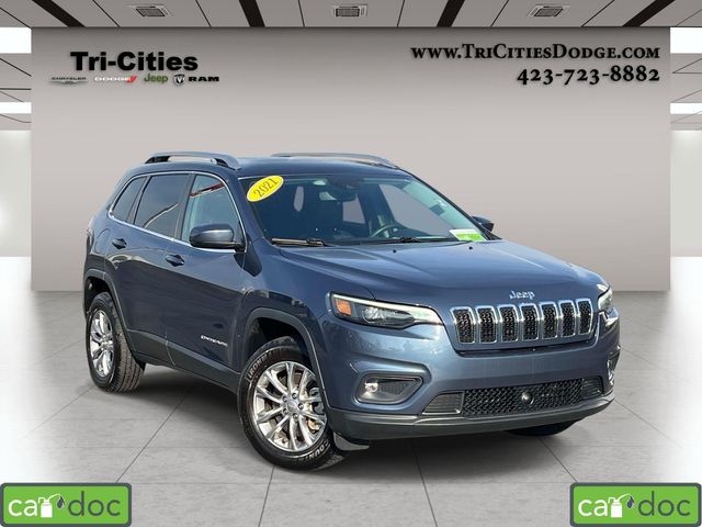 Slate Blue Pearlcoat 2021 Jeep Cherokee Latitude Lux 4WD SUV / Crossover Four-Wheel Drive 9-Speed Automatic