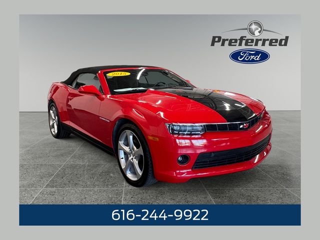 Red Hot 2015 Chevrolet Camaro 2LT Convertible RWD Convertible Rear-Wheel Drive 6-Speed Automatic