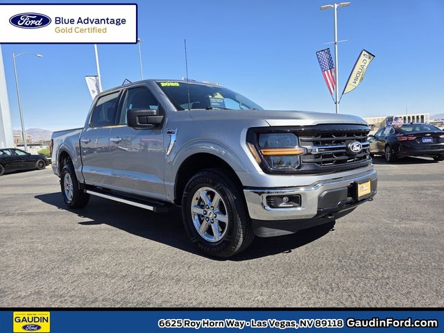 Silver Metallic 2025 Ford F-150 Pickup Truck Four-Wheel Drive Automatic