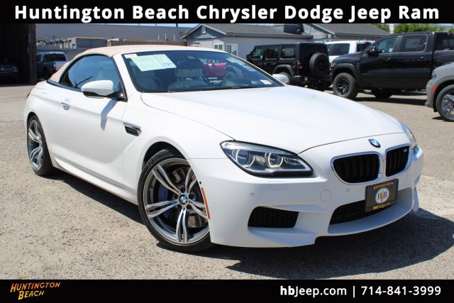Alpine White 2017 BMW M6 Convertible Rear-Wheel Drive 7-Speed Automatic