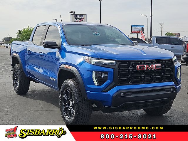Dynamic Blue Metallic 2023 GMC Canyon Elevation Crew Cab RWD Pickup Truck 4X2 8-Speed Automatic