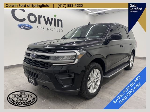 Agate Black Metallic 2022 Ford Expedition XLT 4WD SUV / Crossover Four-Wheel Drive Automatic